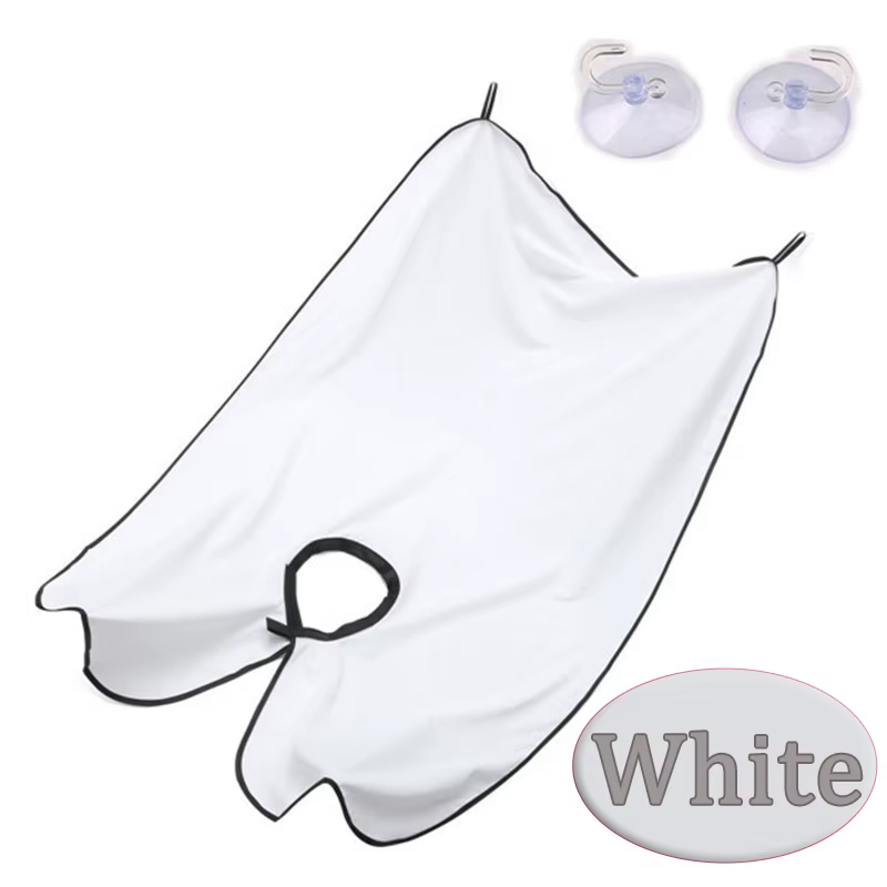 Tablier de salle de bain pour homme, support de rasoir, attrape-barbe, tissu Floral imperméable, net