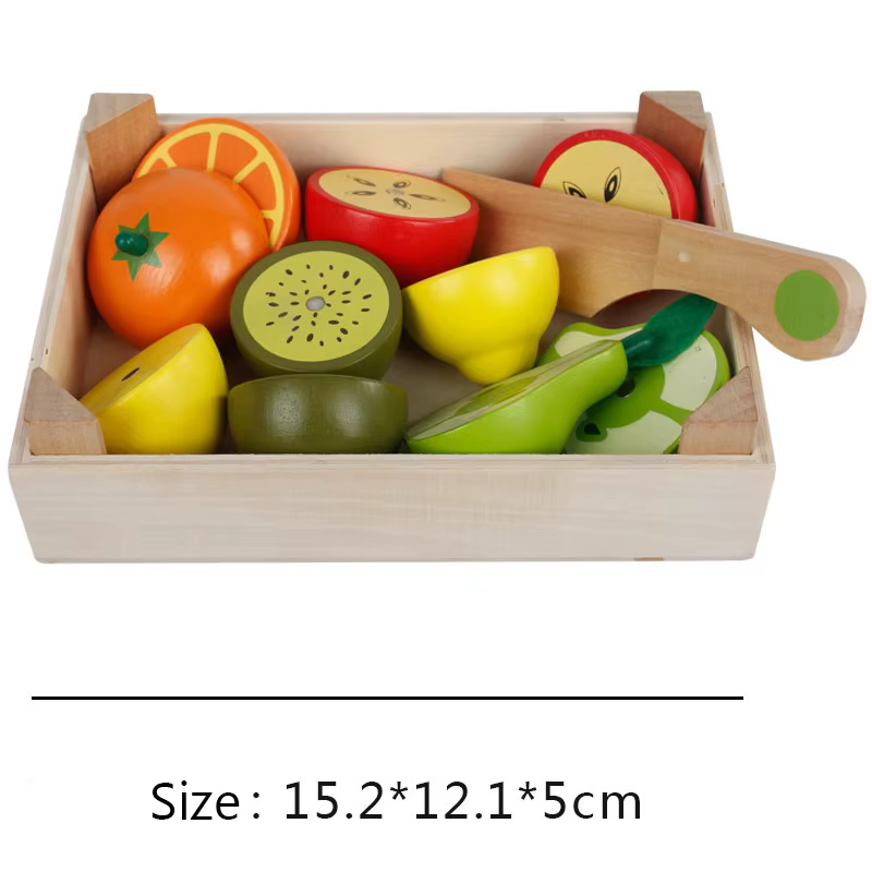 Série de cuisine de Simulation Montessori, jouets en bois coupés de Fruits et légumes, jeu de Simula