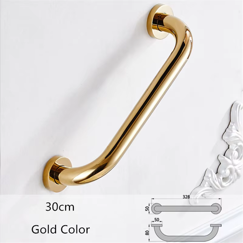 Barre de sécurité de la salle de bains, baignoire douche 30cm/40cm/50cm barre de préhension en laito
