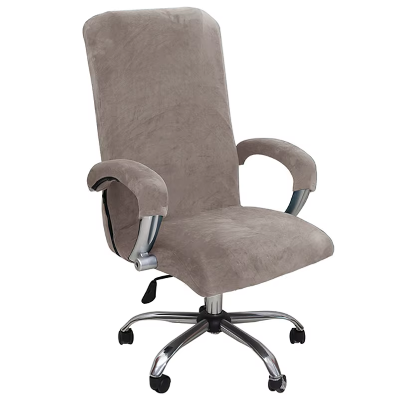 Housse de chaise élastique en velours, 1 ensemble, épaisse, pour Internet, café, cinéma, fauteuil, p