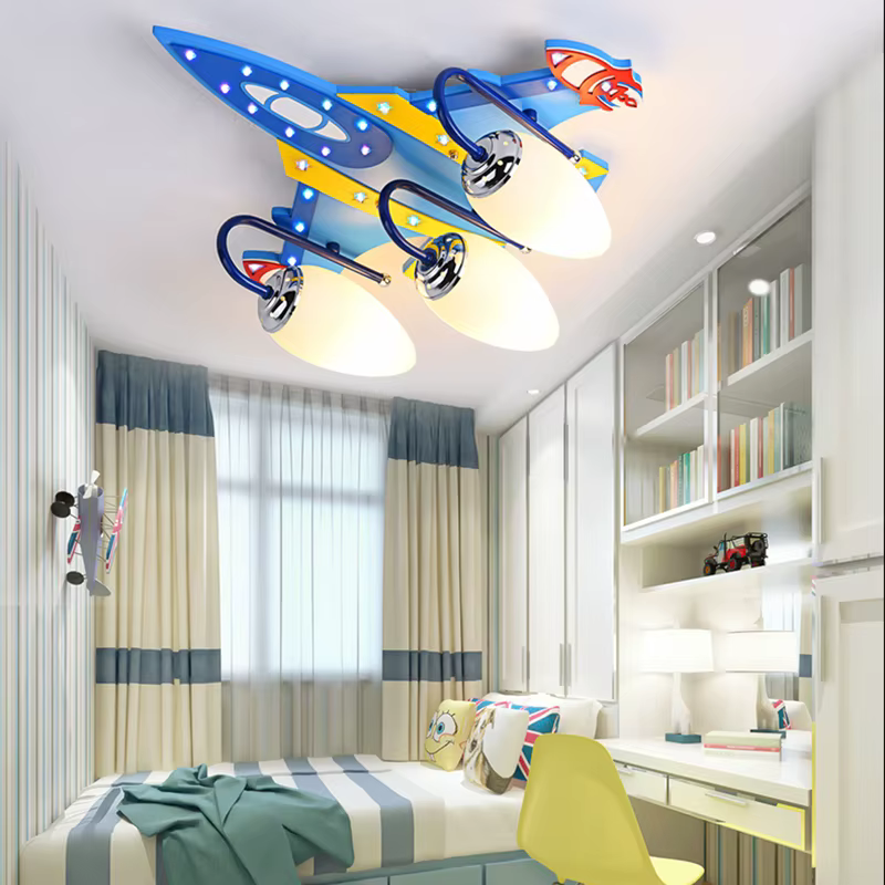Plafonnier LED Intelligent pour Chambre d'Enfant, Luminaire Décoratif d'Nik, Idéal pour un Salon ou 