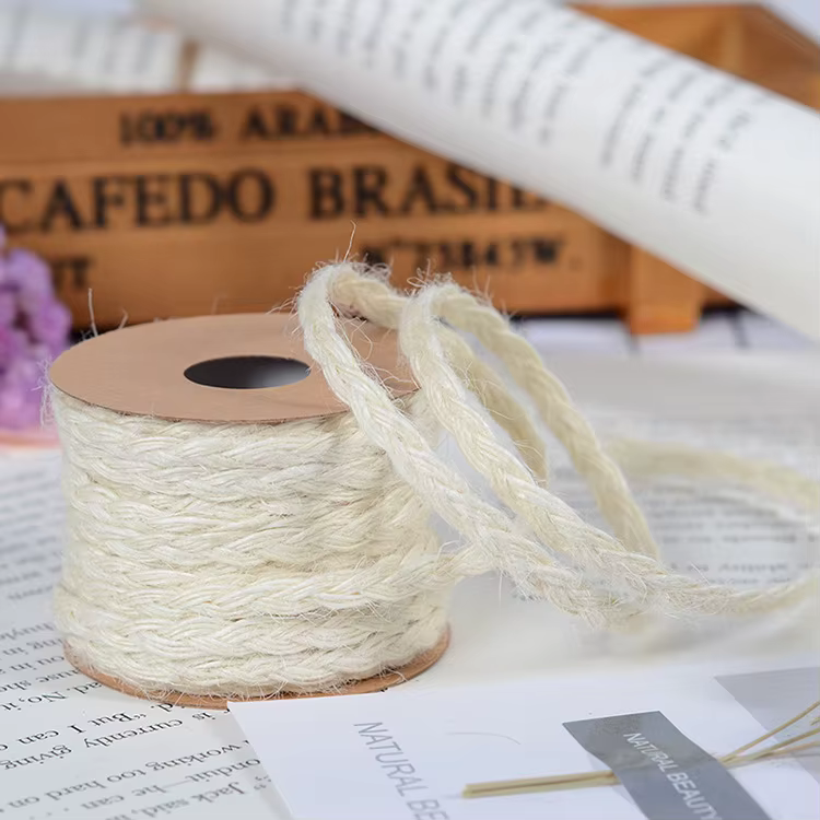 Corde en toile de Jute naturelle, 5mm, pour emballage de cadeaux, de fête, de mariage