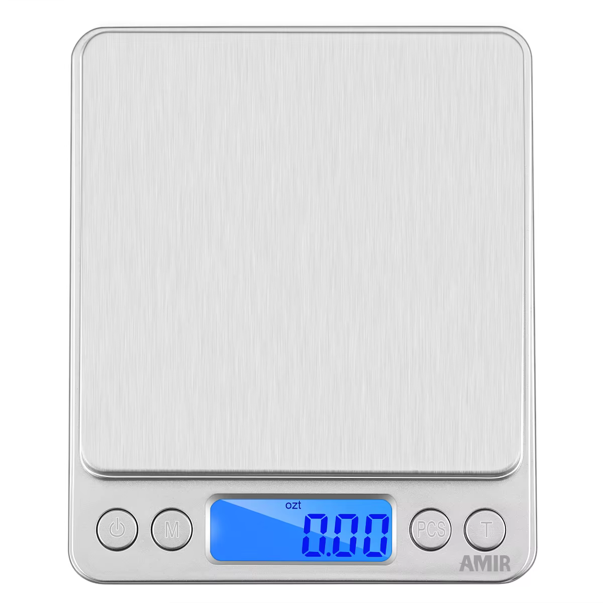 AMIR-Mini balance de cuisine numérique en acier inoxydable avec écran LCD, accessoire électronique d