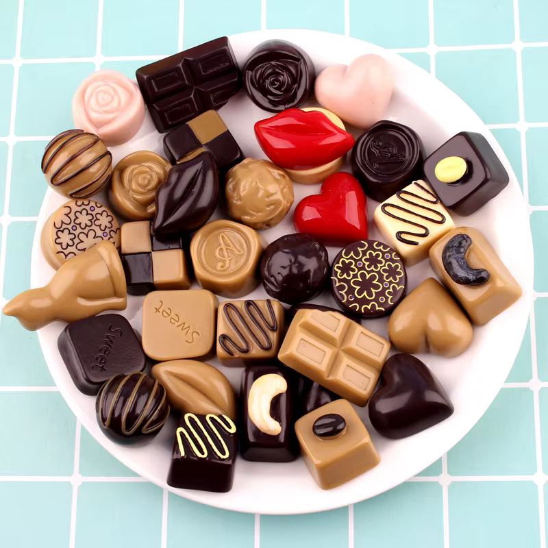 Figurine de Sucre Artificiel pour Chocolats, Ornement de Bonbons Alisens, Décoration Artisanale Mini