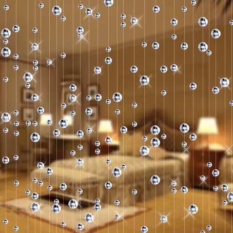 Rideau de perles de cristal de 6m, mode luxe, décoration de maison, salon, chambre à coucher, décora