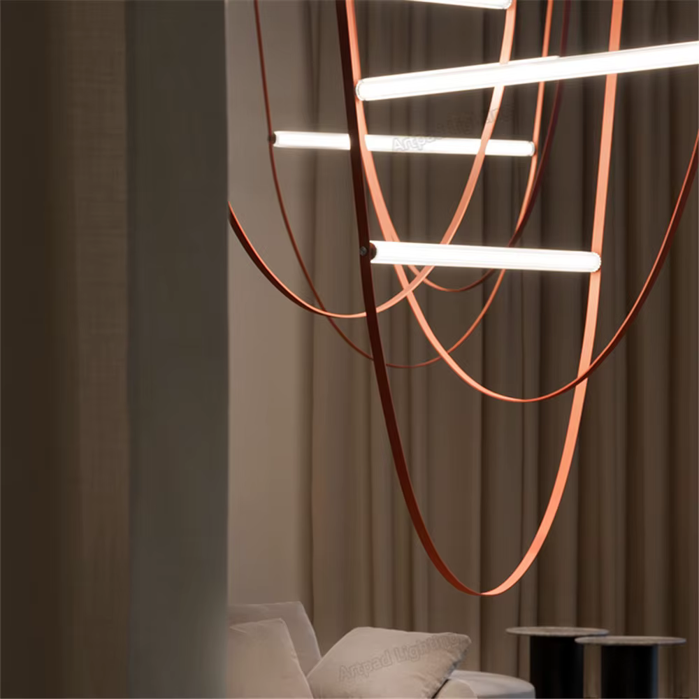 Plafonnier LED Suspendu au Design poumons Moderne et Créatif, Luminaire Décoratif d'Nik, Idéal pour 