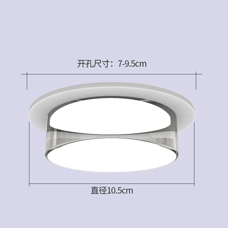 Plafonnier LED intégré en cristal pour la décoration de la maison, luminaires pour le salon, le porc