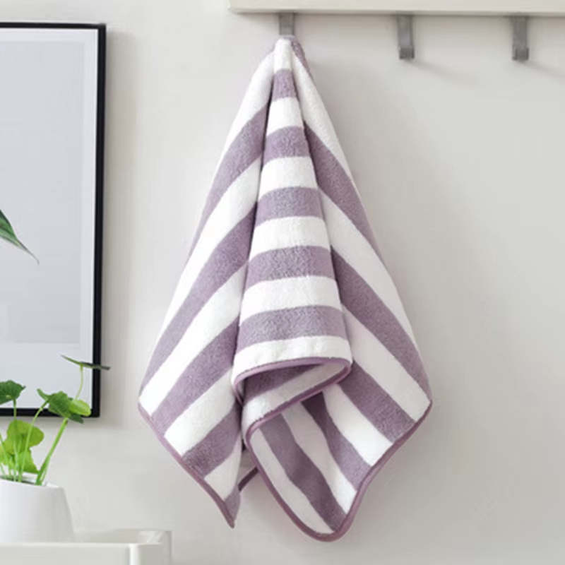 Serviette de bain en flanelle pour piscine et salle de bain, tissu en microfibre, doux, absorbant, à