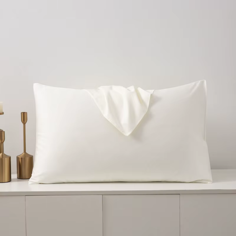 Taie d'oreiller en coton égyptien de haute qualité des années 60, couleur unie, literie pour maison,