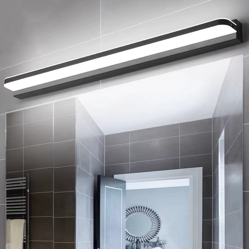 Appliques murales LED modernes pour salle de bain, en acier inoxydable, 42/62/72/120cm, AC85-265V, n