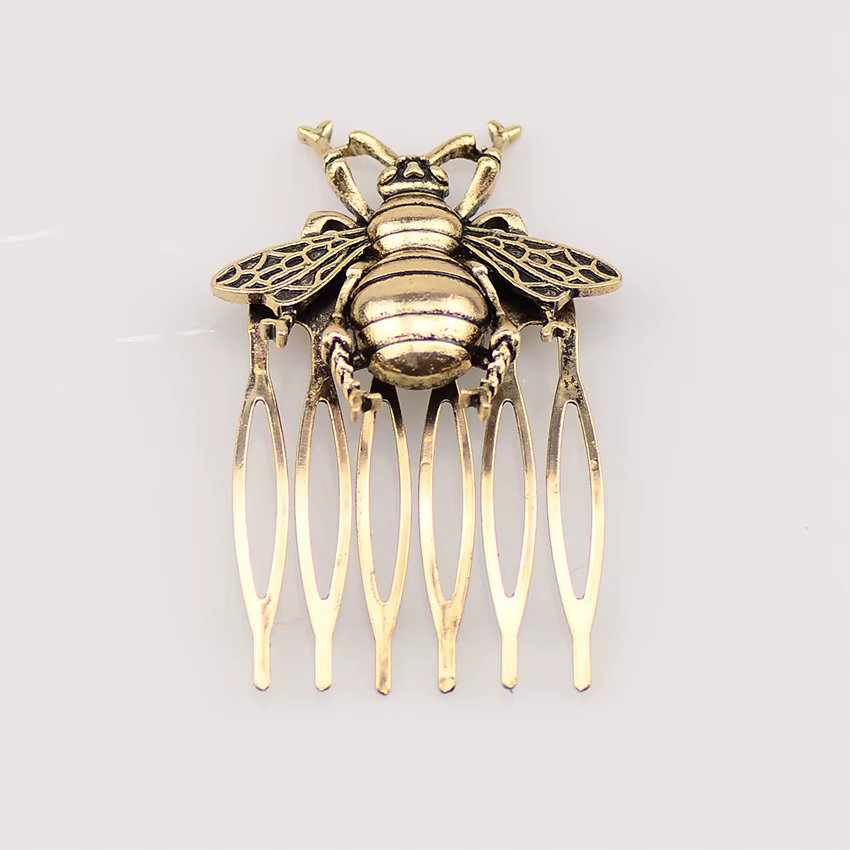Porte-queue de cheval vintage pour femmes, accessoires pour cheveux, peigne à cheveux chaud, équatio