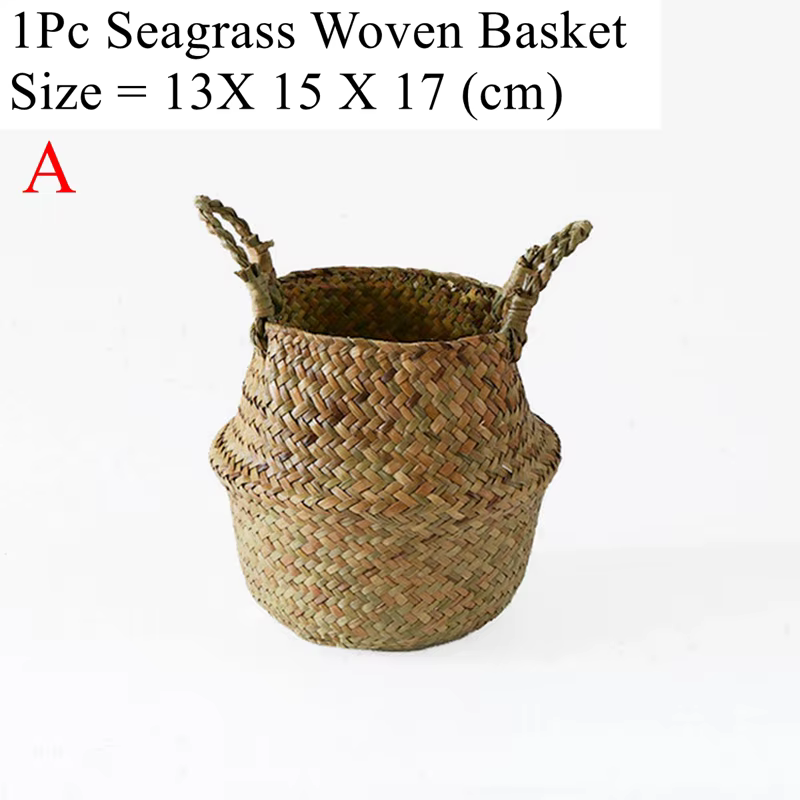 LuanQI – panier de rangement en osier, paniers de fleurs en Pot, panier décoratif de stockage de lin