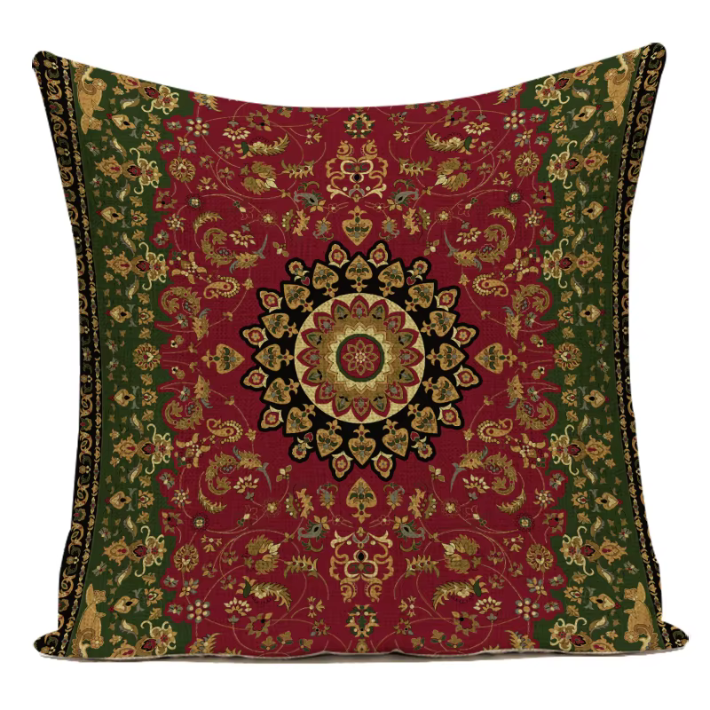Plantes florales housse de coussin fleurs feuilles jeter taies d'oreiller pour canapé voiture décora