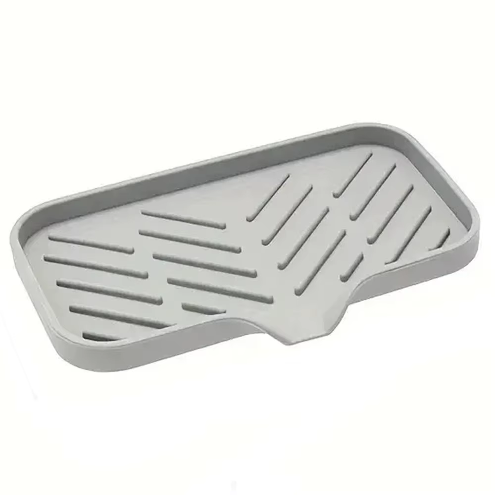 Tapis de vidange d'eau populaire, tapis anti-éclaboussures en silicone pour robinets, tapis de colle