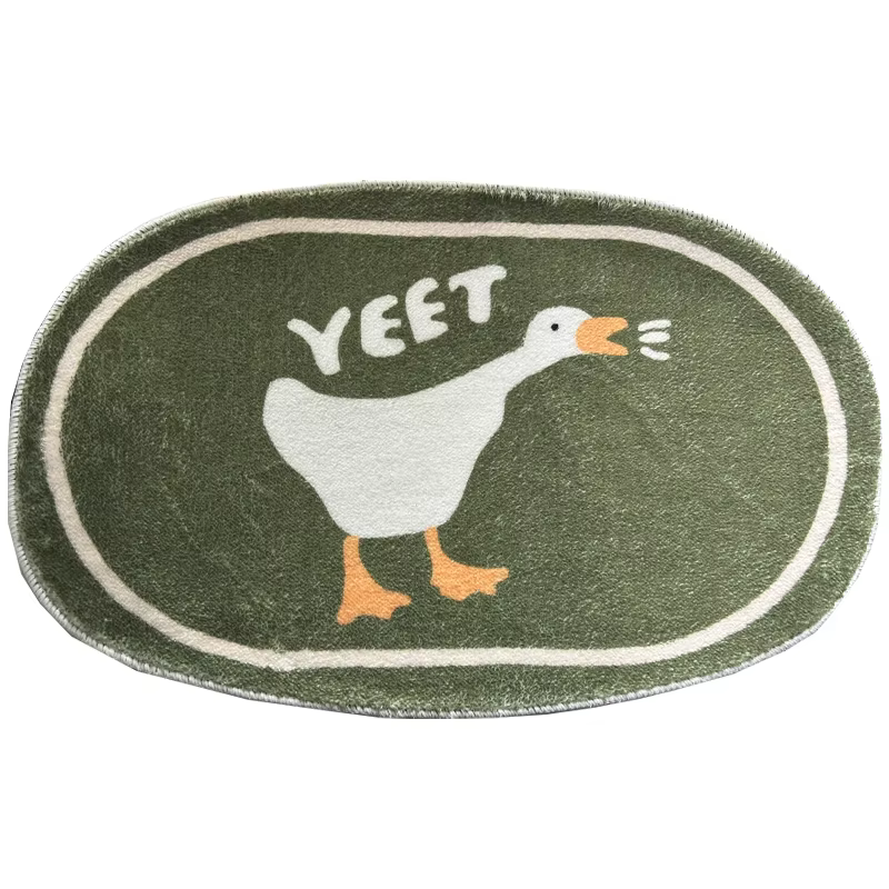 Tapis de salle de bain chat mignon, drôle et doux, pour baignoire, de cuisine, de sol, paillasson, d