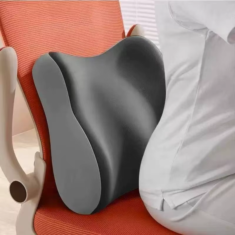 Coussin de siège de voiture en mousse à mémoire de forme, oreiller de soutien lombaire, doux et élas