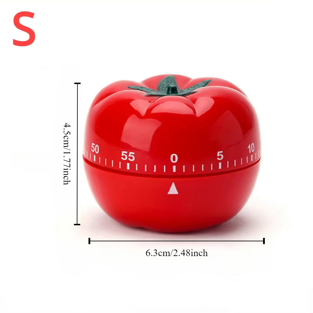 Minuterie de tomate, compte à rebours mécanique, minuterie de cuisine électronique, alarme, outil de