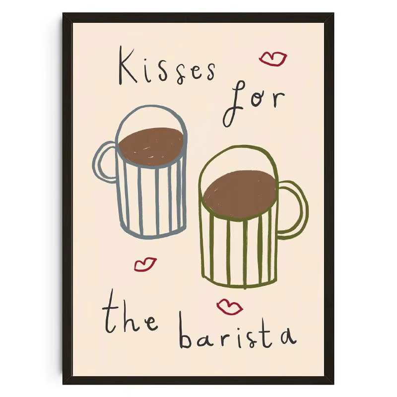 Affiches et imprimés de café expresso Latte, cuisine, café, tendance, tableau d'art mural, peinture 