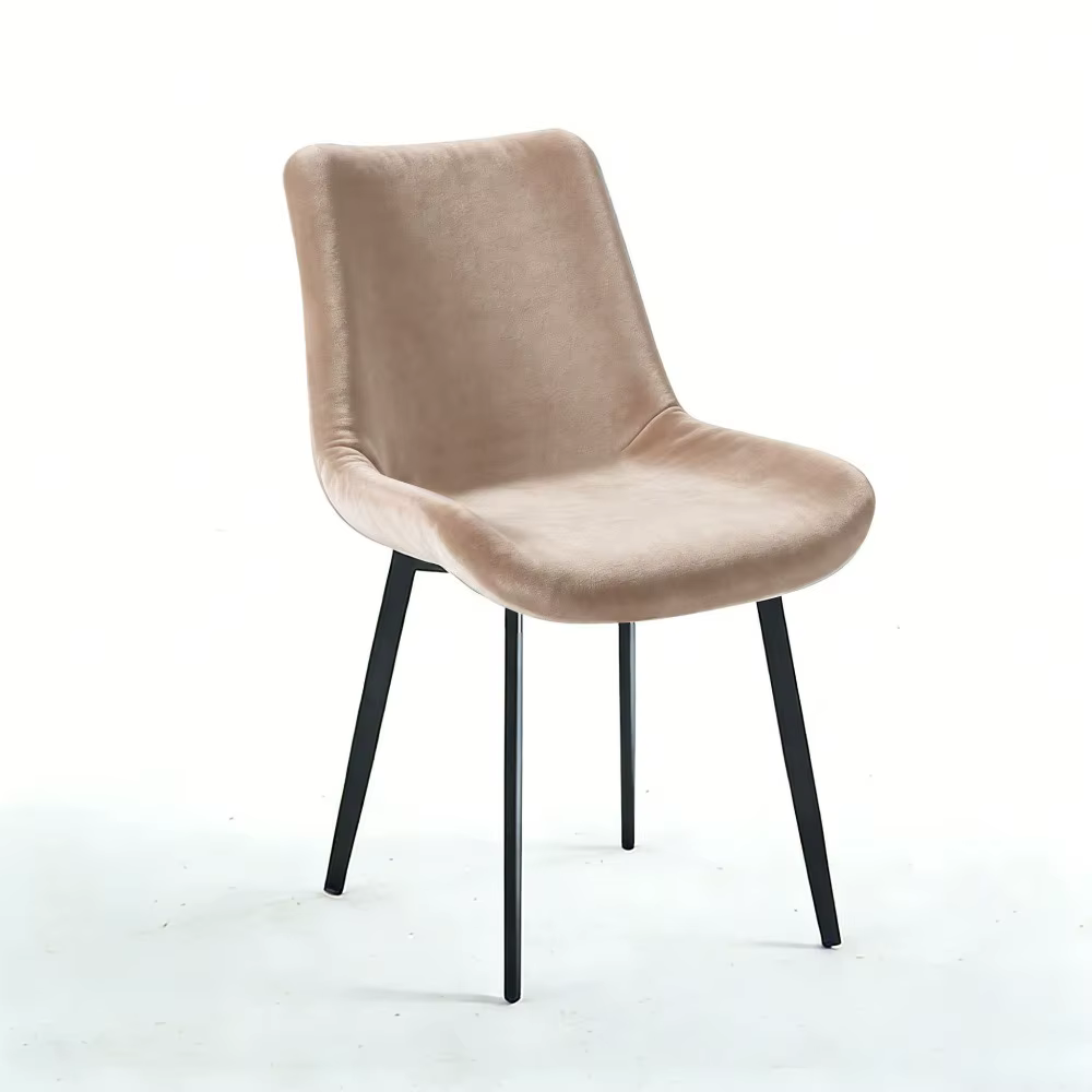 Housses de chaise de salle à manger en velours, couverture intégrale, extensibles, élastiques, coule