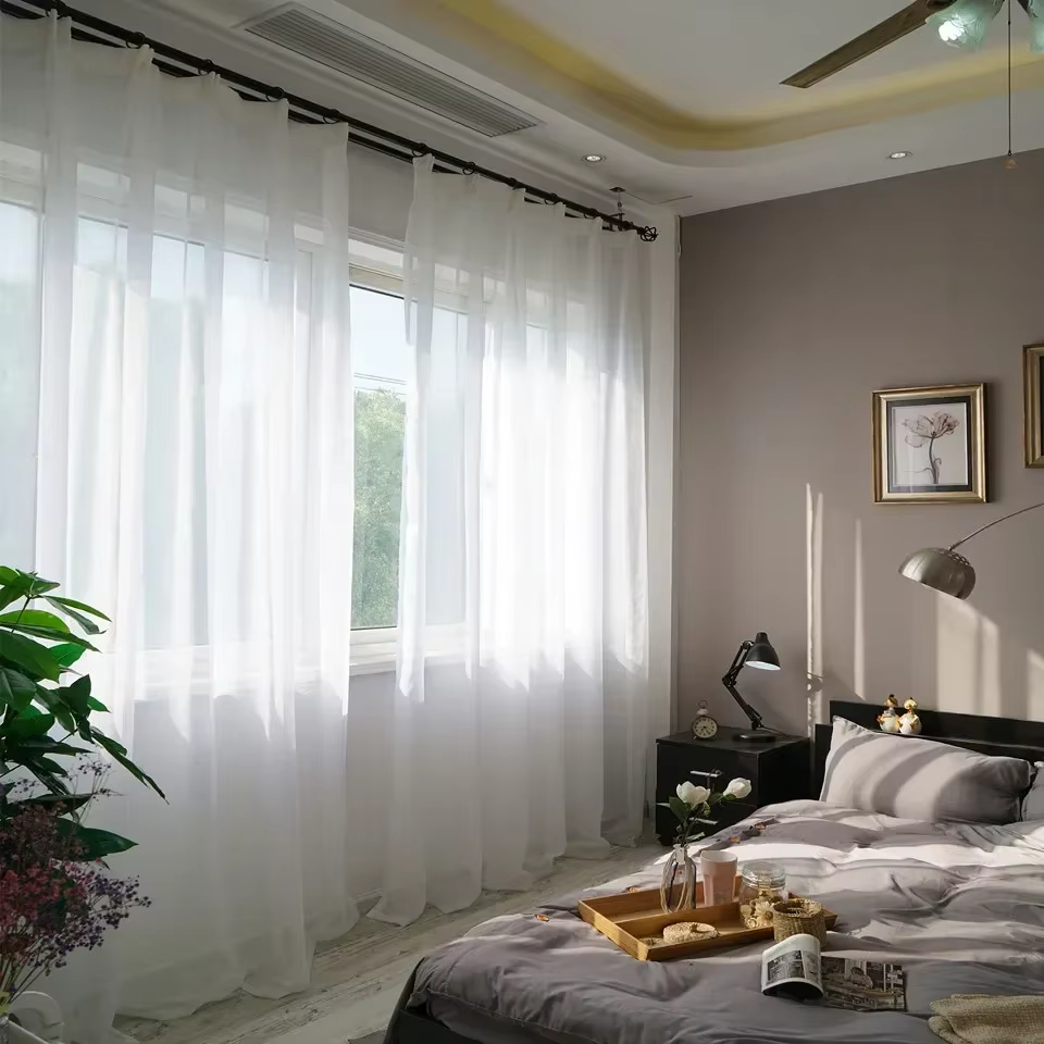 Rideaux en velours de luxe rétro français pour salon, occultant, vert blé, mode élégante, décoration