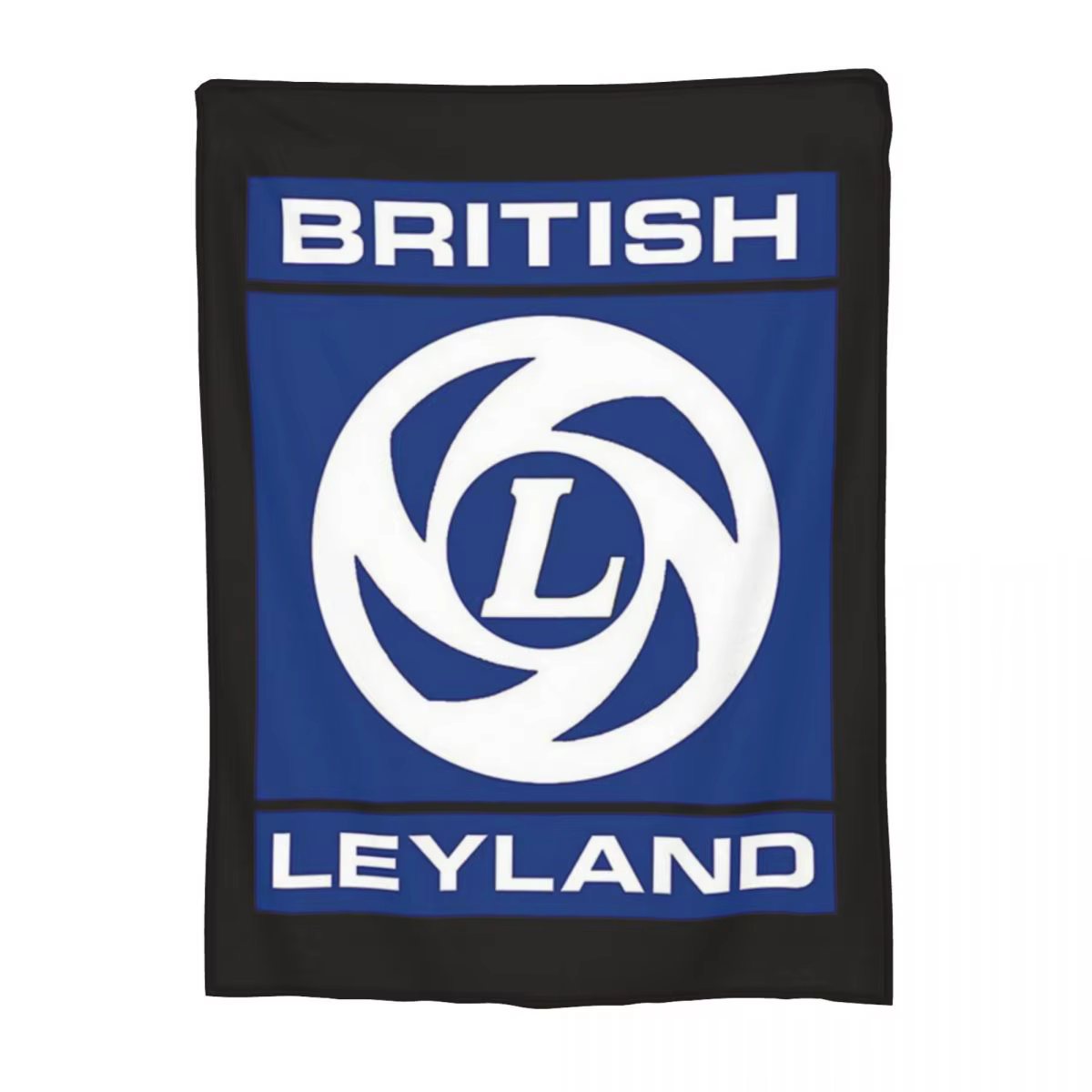 Couverture avec Logo britannique Leyland, en flanelle douce et chaude, literie pour lit, salon, piqu
