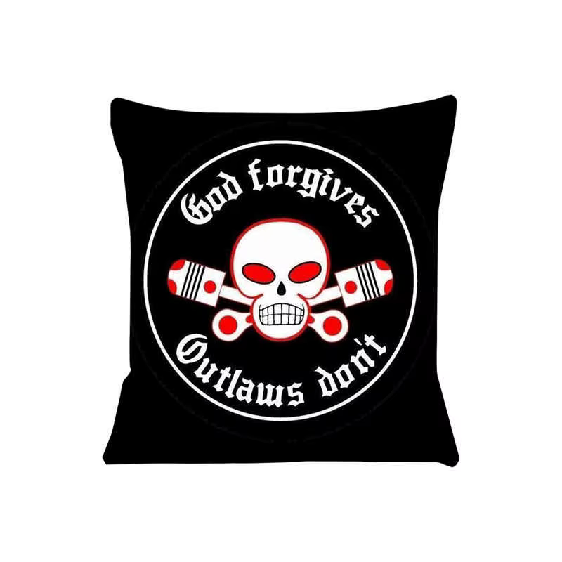 MC Outlaws housse de coussin pour canapé taie d'oreiller housse siège voiture jeter taie d'oreiller 