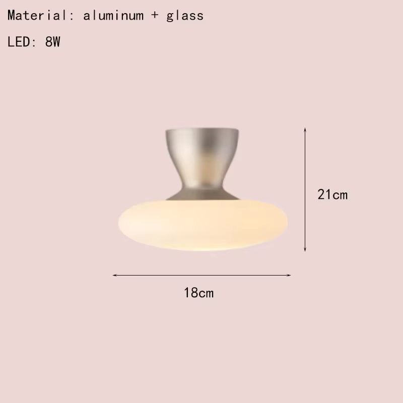 Plafonnier en verre au design moderne, luminaire décoratif d'intérieur, idéal pour un salon, une vér
