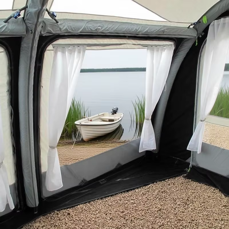 1 paire de rideaux de protection solaires pour camping-car avec kits de fixation universels BLANC po