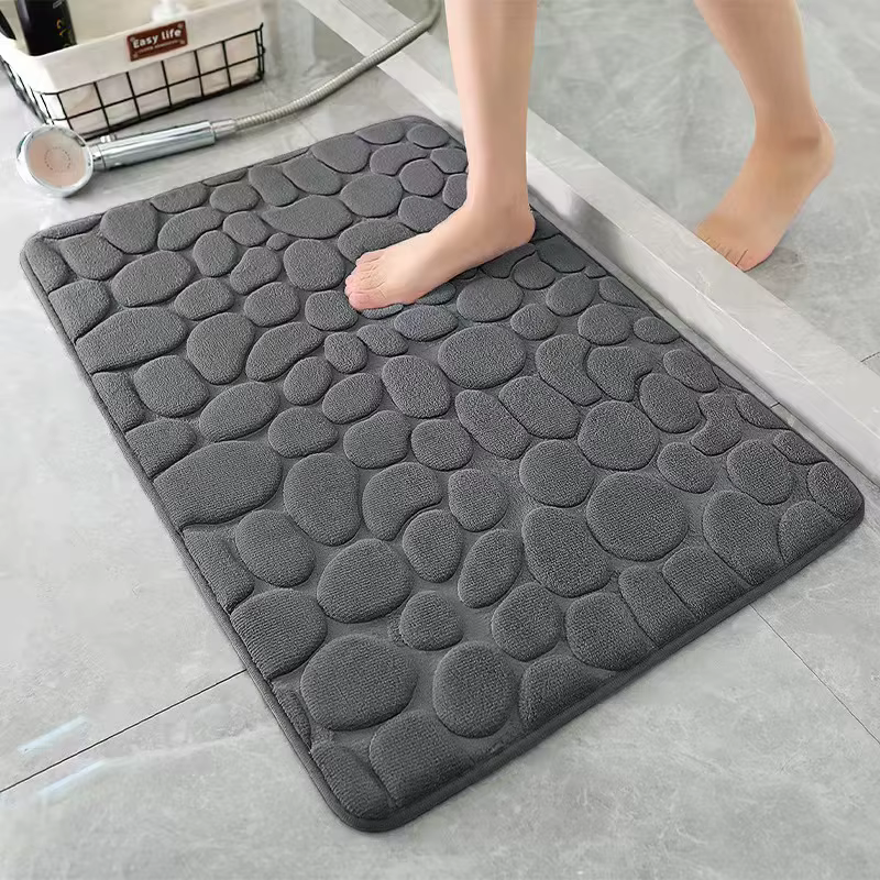 Tapis antidérapants pavé en relief salle de bain bain dans lavabo baignoire côté sol tapis salle de 