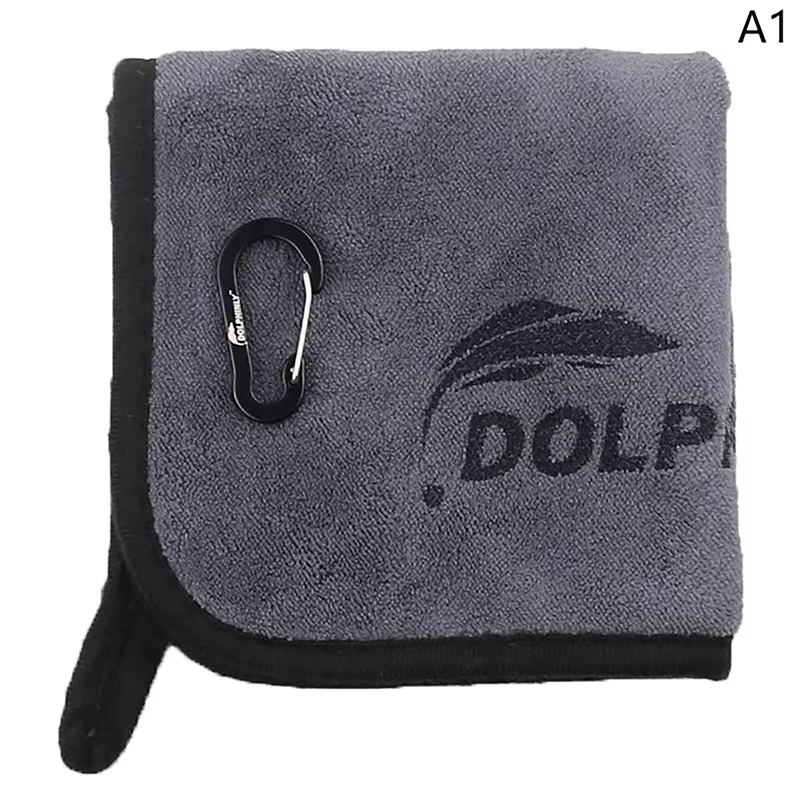 Serviette de pêche portable avec boucle, épaisse, antidérapante et absorbante, en coton, pour essuye