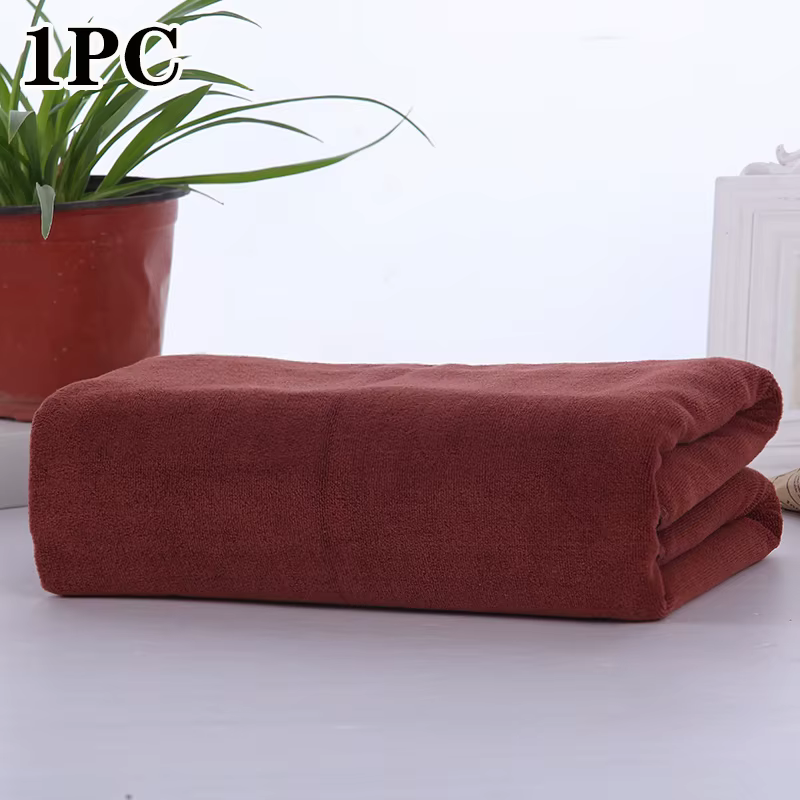 Serviette de bain super absorbante et à séchage rapide 180x200cm, serviette de bain de luxe super gr