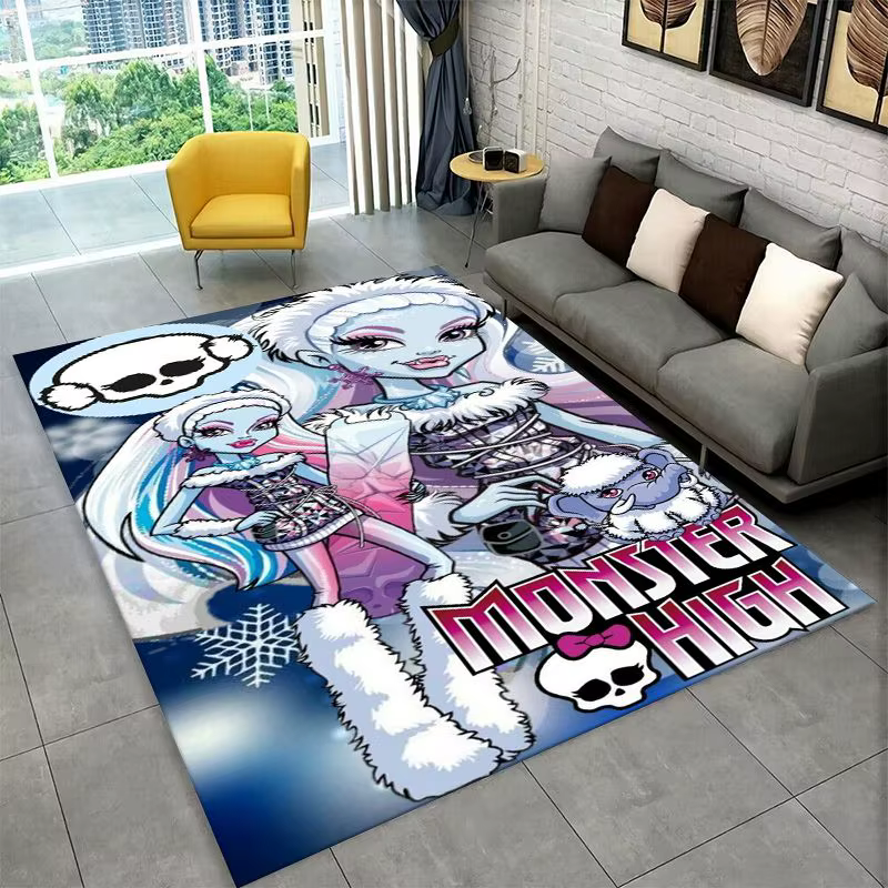 Tapis antidérapant pour salon, chambre à coucher, salle de jeux, tapis de sol doux, décoration de la