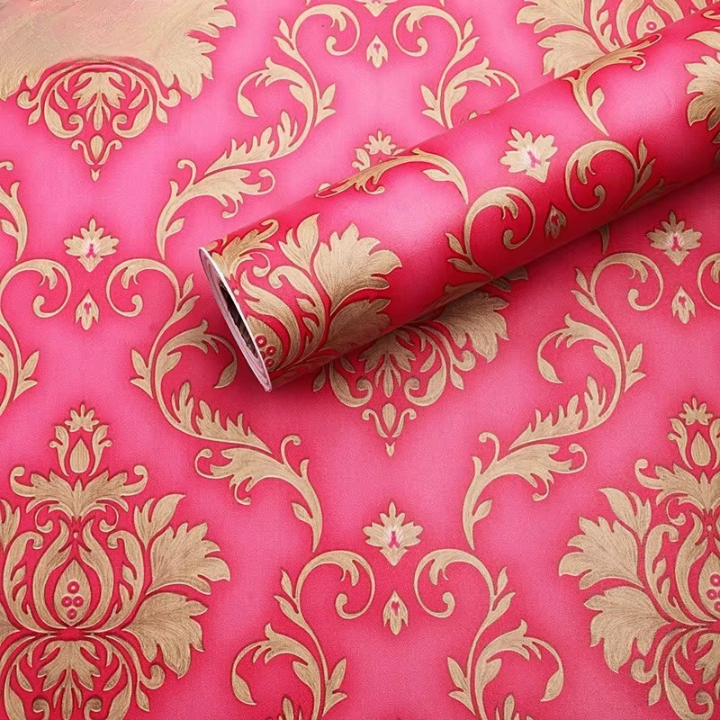 Papier peint Floral rétro pour décoration de maison, rénovation des murs décoratifs de chambre à cou