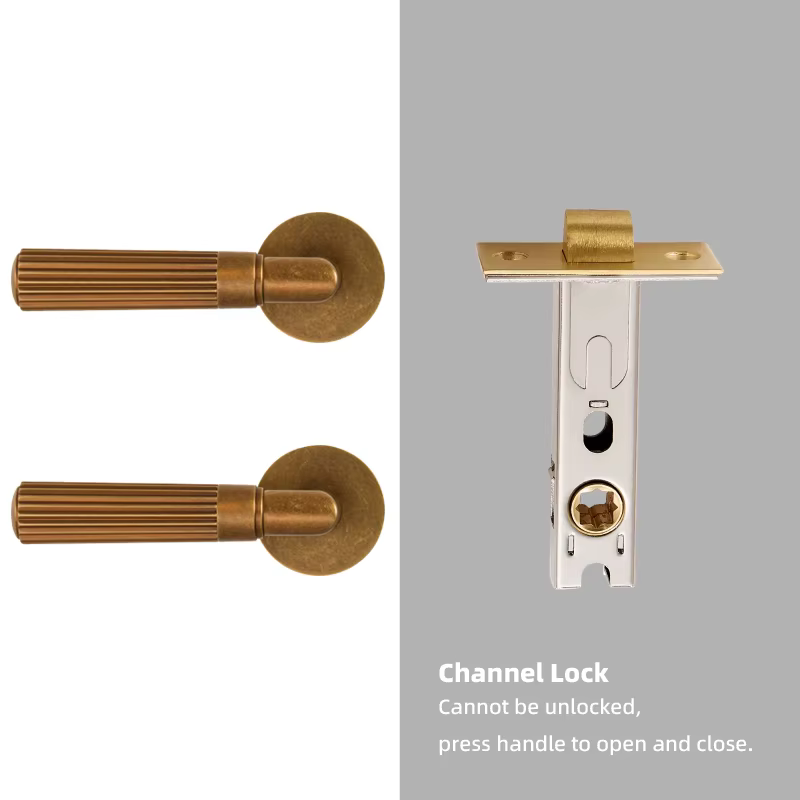 Dooroom – ensemble de serrures de porte en laiton, rétro, simple, intérieur, chambre à coucher, sall