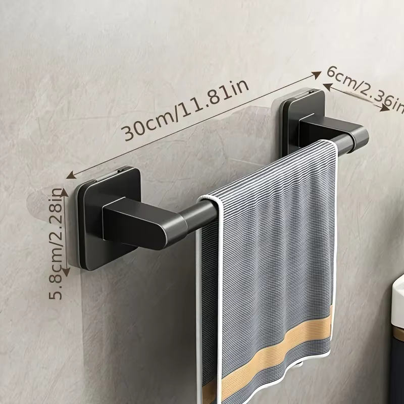 Porte-serviettes de salle de bain porte-serviettes auto-adhésif porte-serviettes de salle de bain cr
