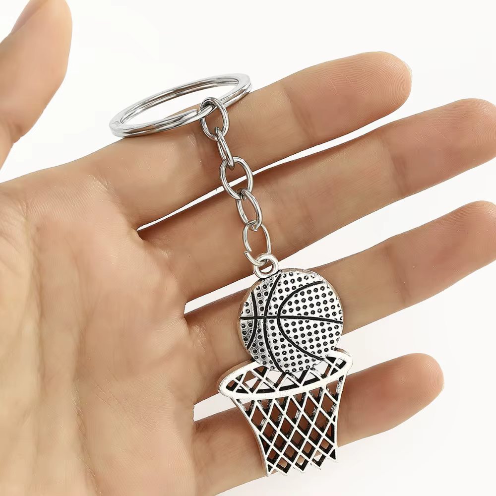 Pendentif de basket-ball de Style sportif, cadeau de personnalité créative, porte-clés de panier de 