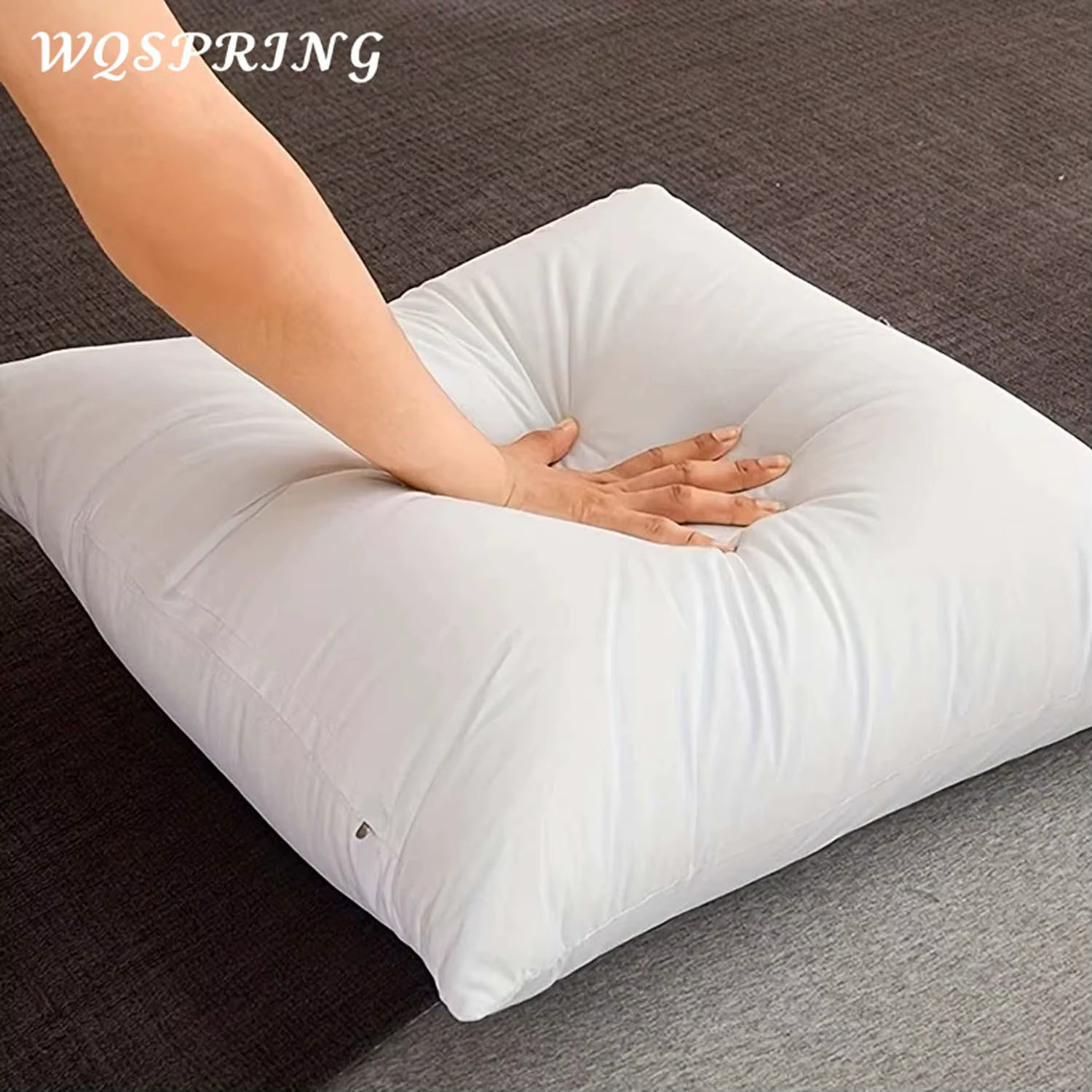 100% coton plume oreiller noyau noël coton cou oreiller Cojines 45x45 55x55 hôtel décoration canapé 