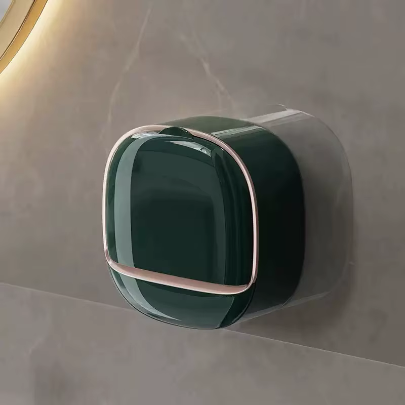 Boîte à savon étanche pour douche, porte-savon suspendu avec Drainage pour le rangement de la salle 