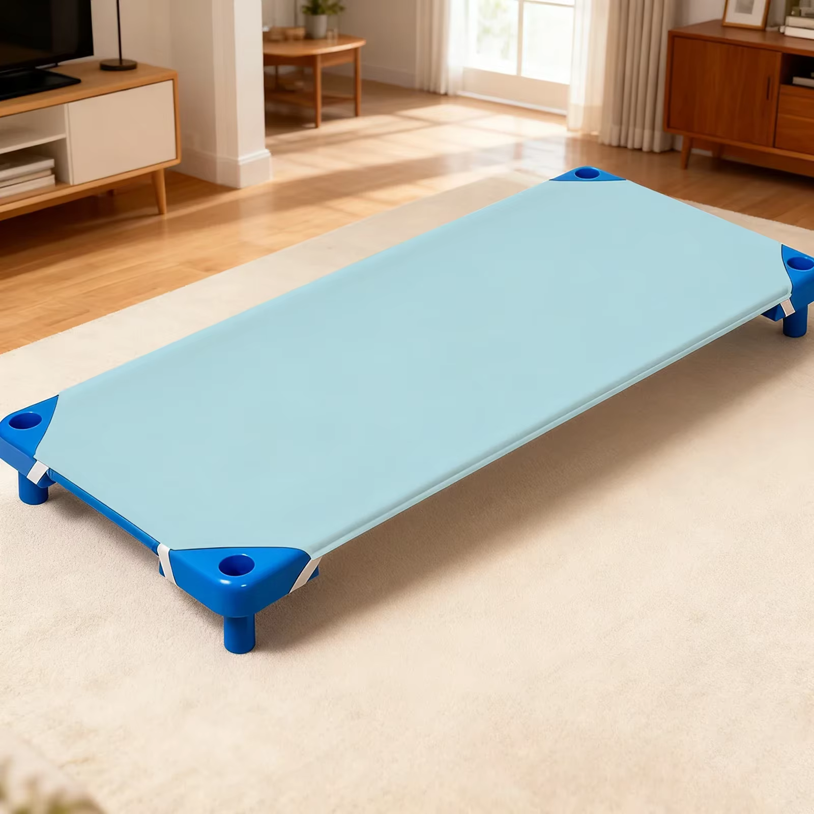 Drap-housse pour la maternelle, ventilé, corde ample et serrée, couvre-lit pour enfants, drap de lit