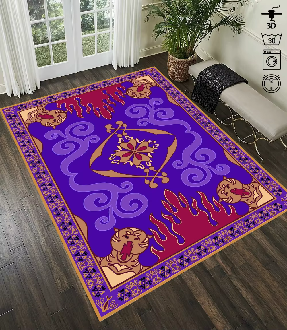 Tapis Aladdin pour salon, décoration de maison, canapé, Table, grande surface, chambre à coucher, ch