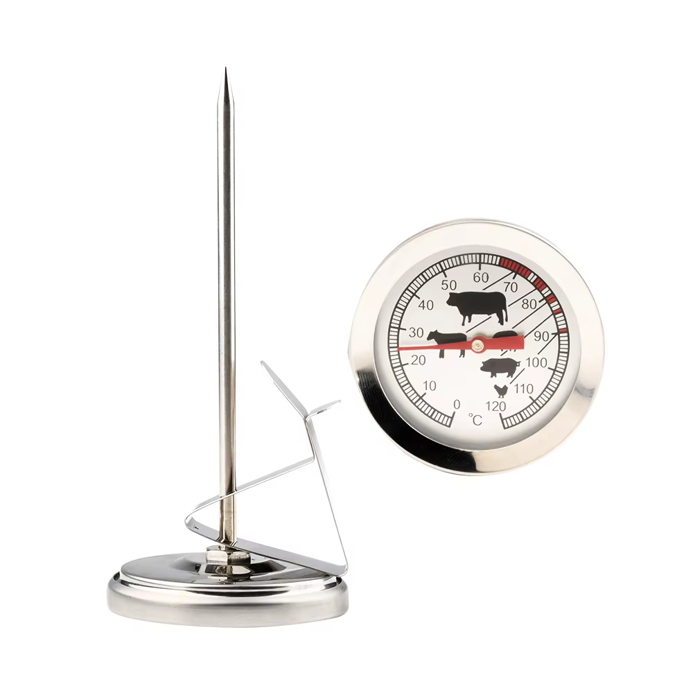 Sonde thermomètre outils de cuisine compteur de température de cuisson 0-120 ℃   Jauge à viande pour