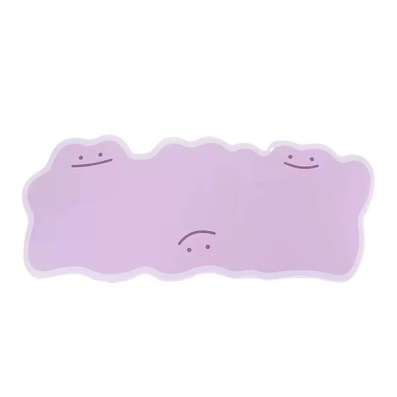 Tapis de souris Kawaii Ditto, grand tapis de bureau de dessin animé, antidérapant, pour clavier de j