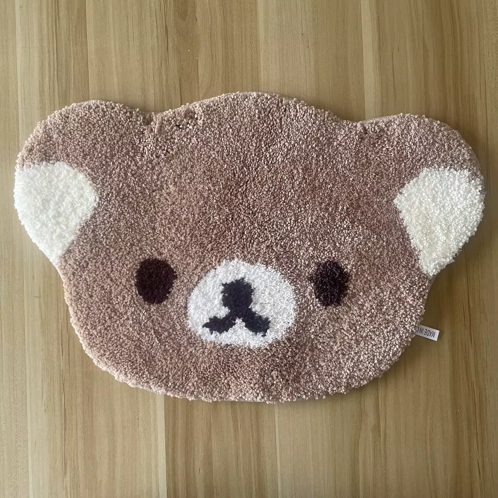 Turftd lea-Polymères de sol d'ours de bande dessinée, décor à la maison, chaise de chambre à coucher