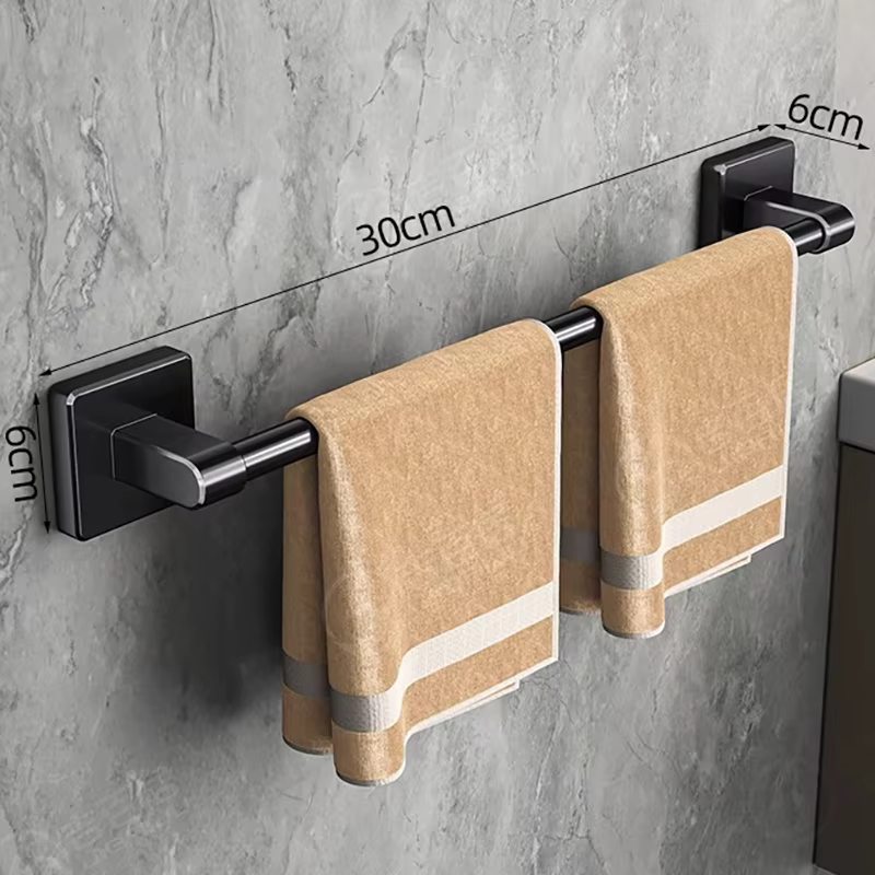 Porte-serviettes espace aluminium salle de douche porte-serviettes organisateur de rangement multifo