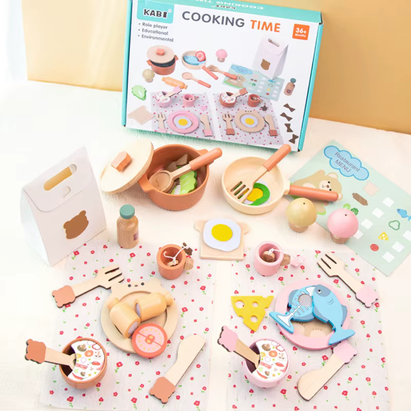 Simulation d'éducation précoce pour enfants, cuisine et cuisine, mini batterie de cuisine, jouets de