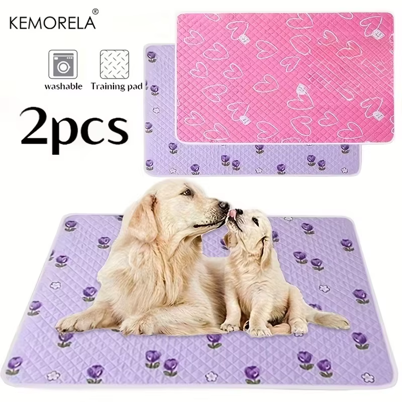 KEMORELA 2 tapis d'entraînement pour chiens, lavables et réutilisables, spécialement conçus pour l'e