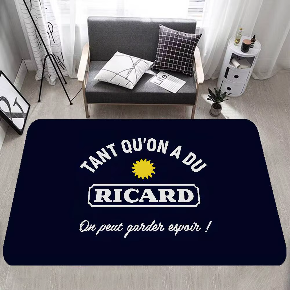 R-RicardS LOGO Tapis de sol rétro, plusieurs choix, tapis de cuisine, antidérapant, décoration moder