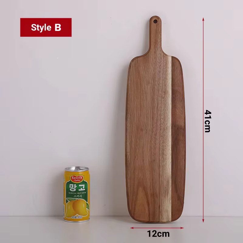 Planche à découper en hêtre de cuisine de qualité supérieure, nuits en bois polyvalentes pour la piz