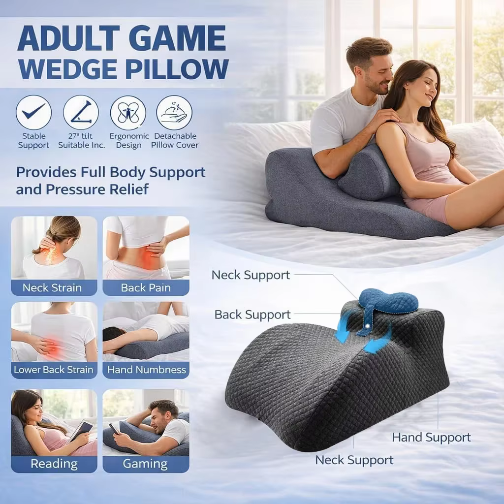 【Expédition en 24h】Oreiller multifonctionnel en coton à mémoire de forme, design ergonomique, coussi