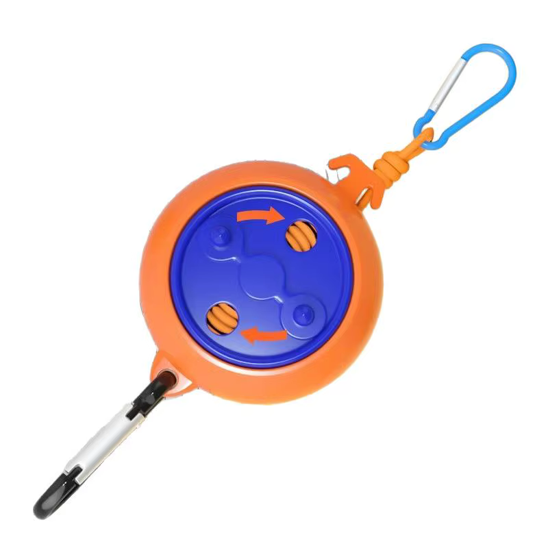 Corde à linge d'extérieur rétractable coupe-vent et antidérapante pour hôtel et camping - Accessoire